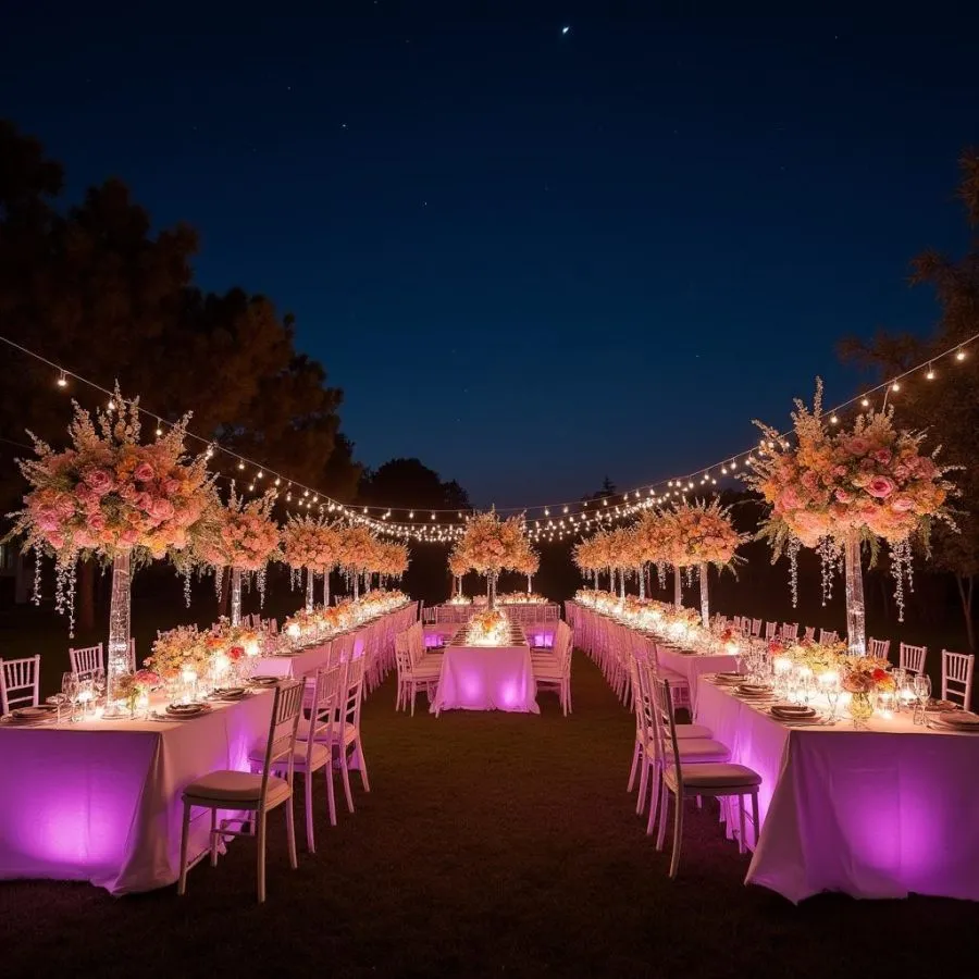 Ledony na wesele: Stwórz wyjątkową atmosferę z iluminacjami