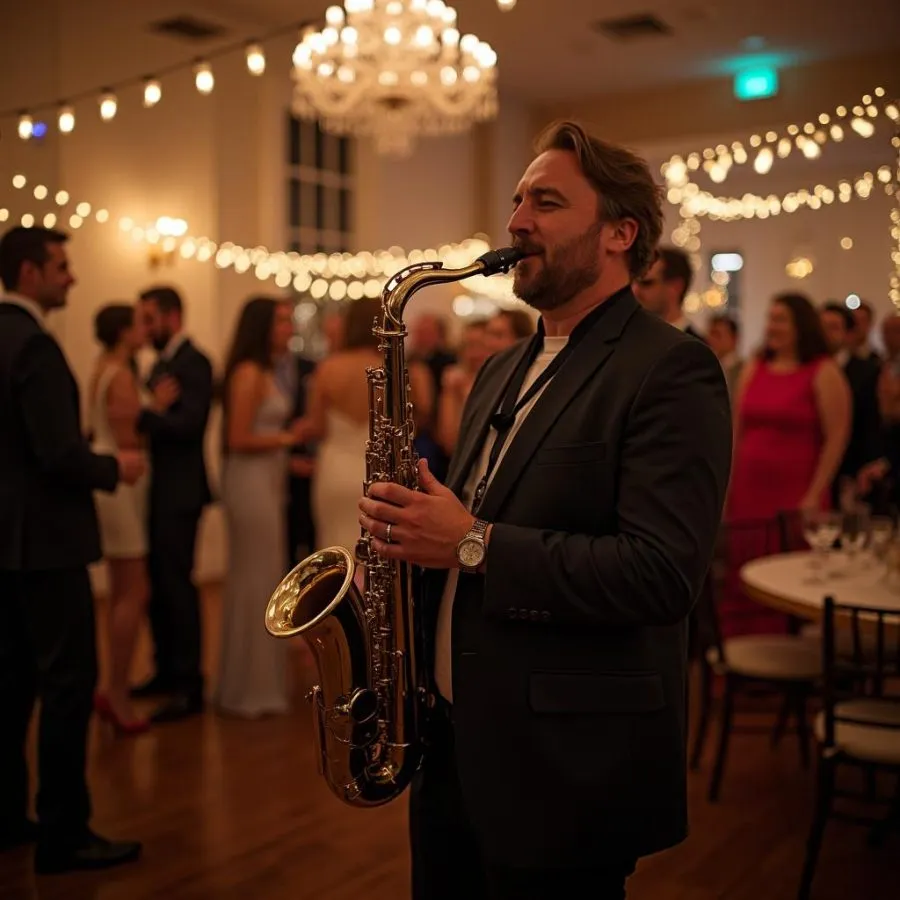 Saksofonista na wesele – niezapomniana muzyka dla gości