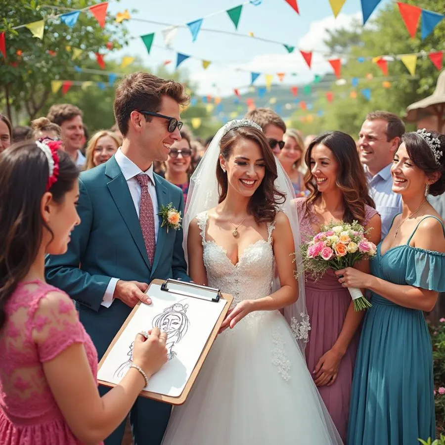 Karykatura na wesele – wyjątkowa atrakcja dla gości