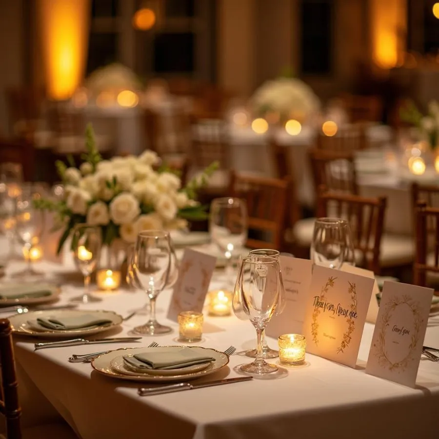 Podziękowania dla gości na wesele pełne wdzięczności